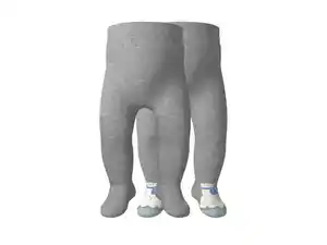 LUPILU® Baby Mädchen Strumpfhose Vollfrottee Thermo, 2 Stück