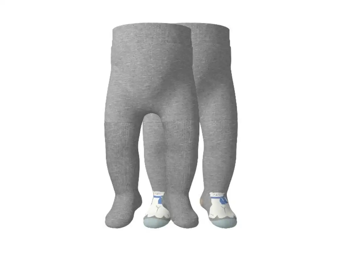 Bild 1 von LUPILU® Baby Mädchen Strumpfhose Vollfrottee Thermo, 2 Stück