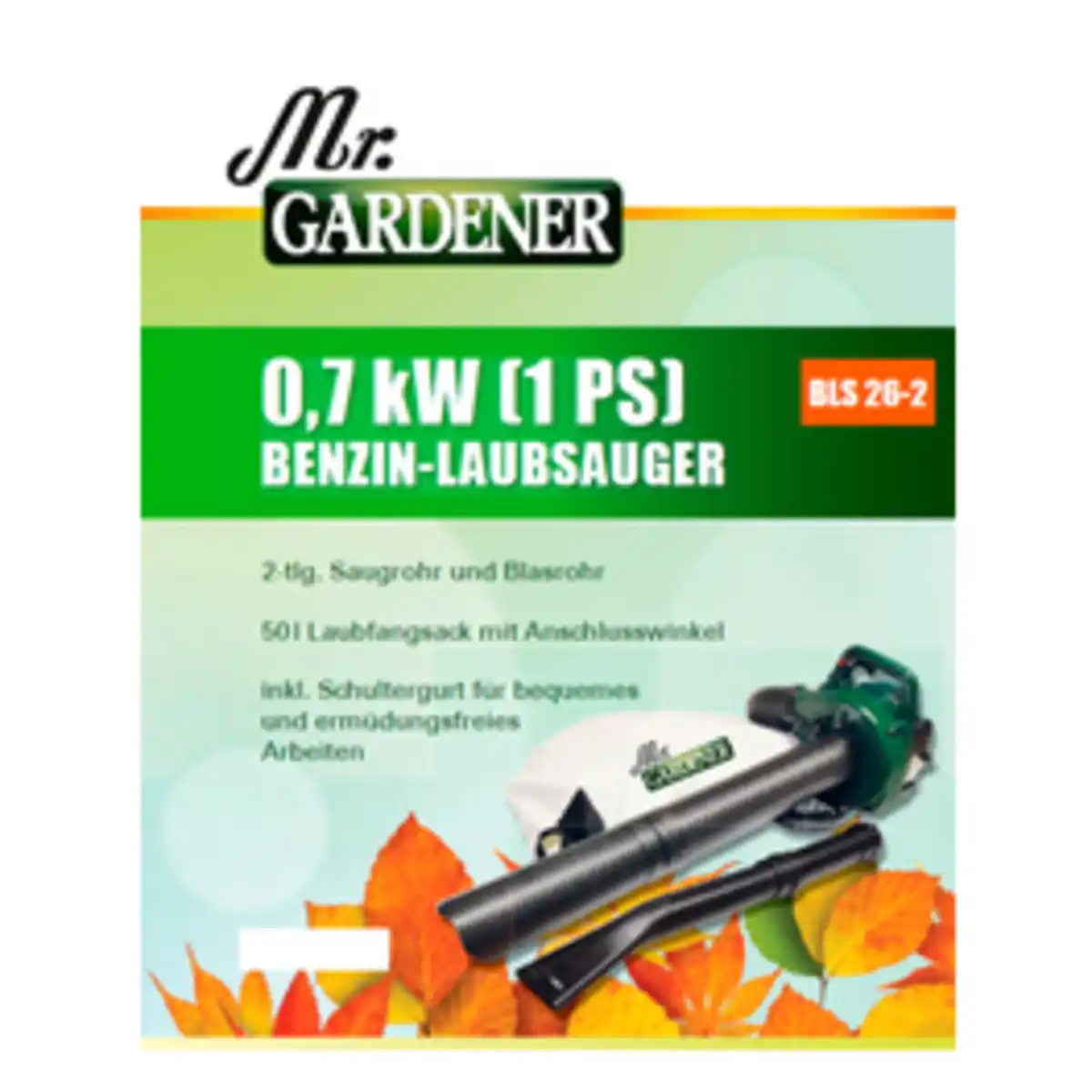 Bild 3 von Mr. GARDENER Benzin-Laubsauger »BLS 26-2«, 0,7 kW, max. Blasgeschwindigkeit: 180 km/h