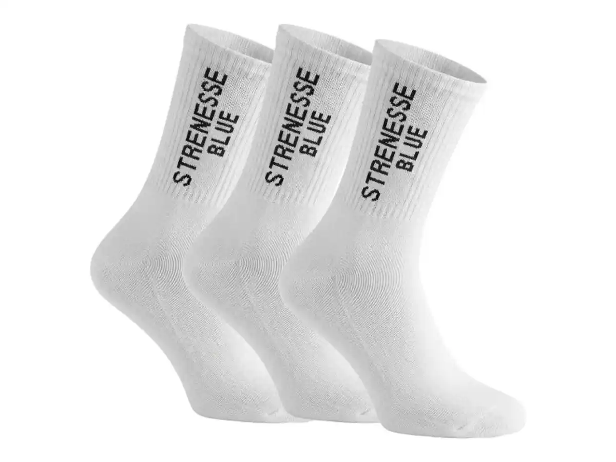 Bild 3 von STRENESSE BLUE Damen/Herren Tennissocken, 3 Stück