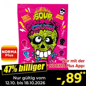 sour madness Extrasaure Bonbons