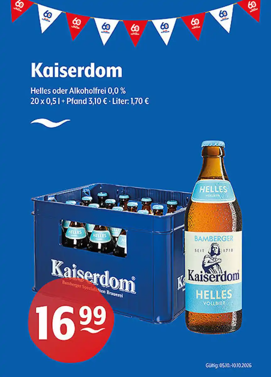 Bild 1 von Kaiserdom Helles oder Alkoholfrei 0,0 %