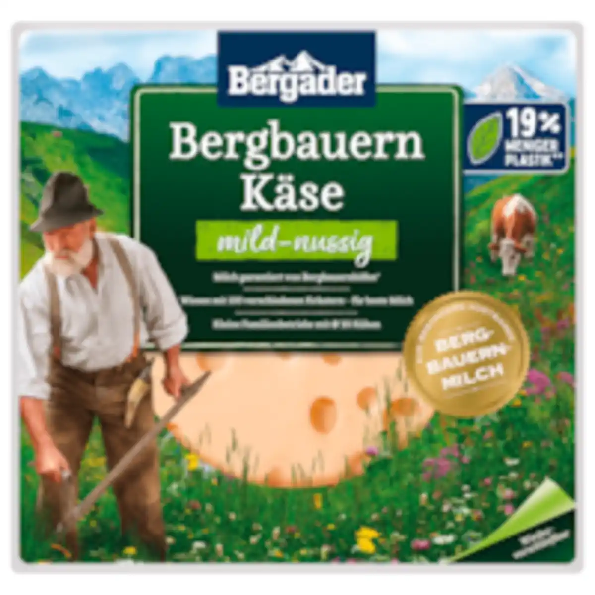 Bild 1 von Bergader Bergbauern Käse mild-nussig