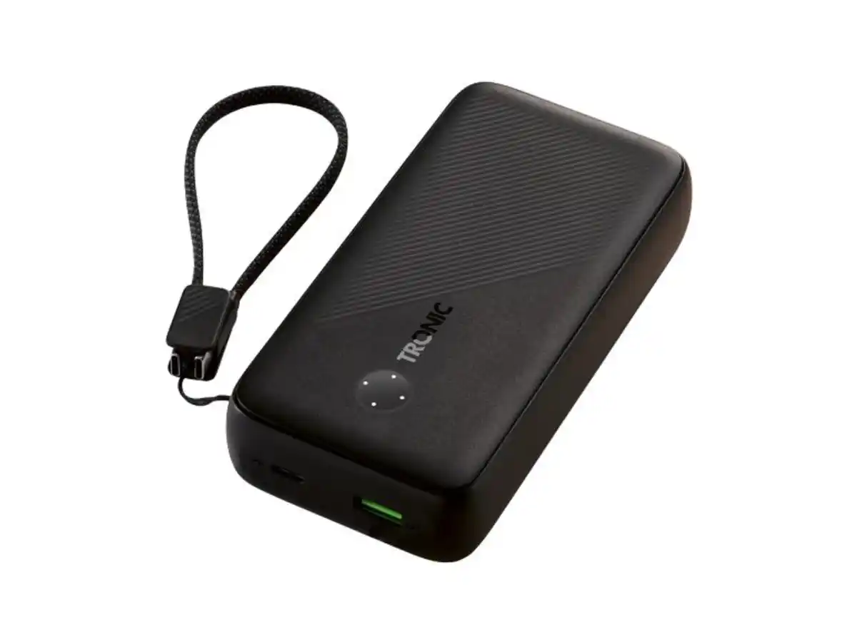 Bild 1 von TRONIC® Powerbank, 20000 mAh, mit abnehmbaren USB-C Kabel