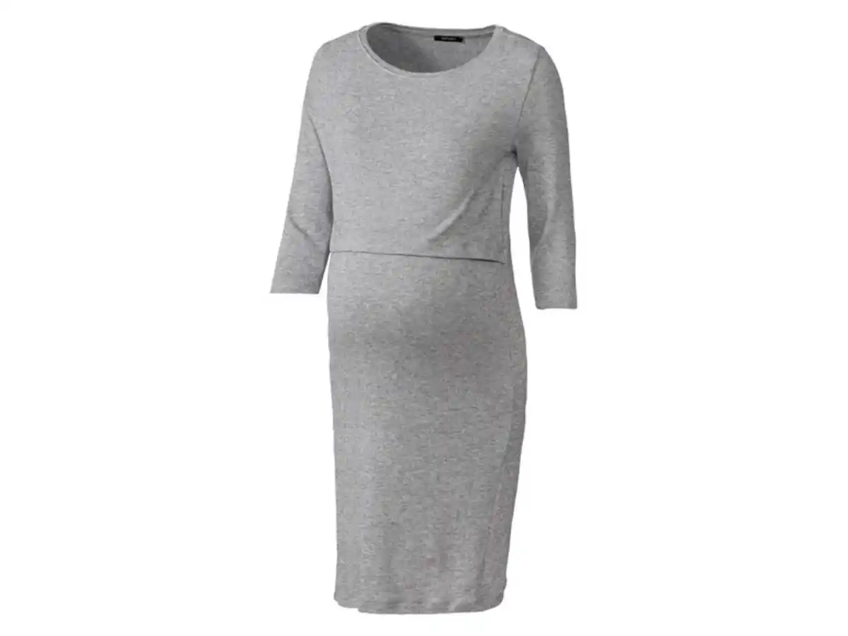 Bild 1 von ESMARA® Damen Umstandskleid mit 3/4-Ärmeln, leger geschnitten
