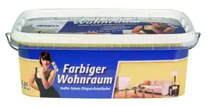 Farbiger Wohnraum 2,5 Liter