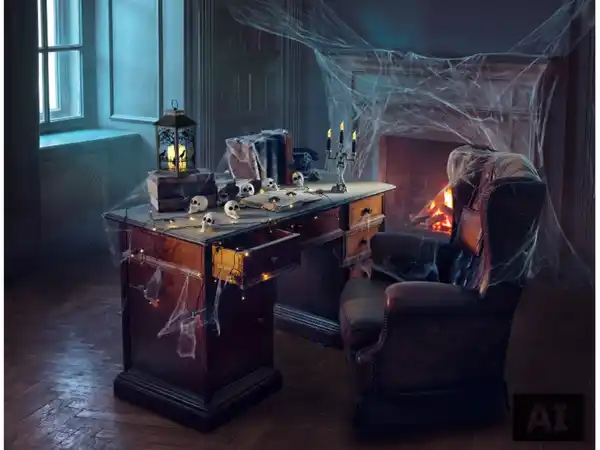 Bild 2 von LED-Halloween-Laterne, mit Flackereffekt