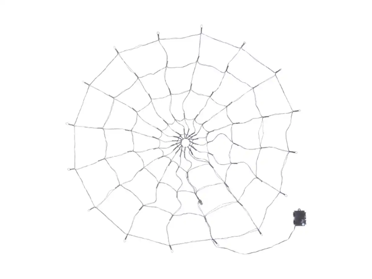Bild 1 von Halloween Dekoration »LED-Spinnennetz«, mit 80 LEDs