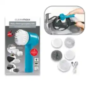 CLEANmaxx 6-tlg. Akku-Reinigungsbürste