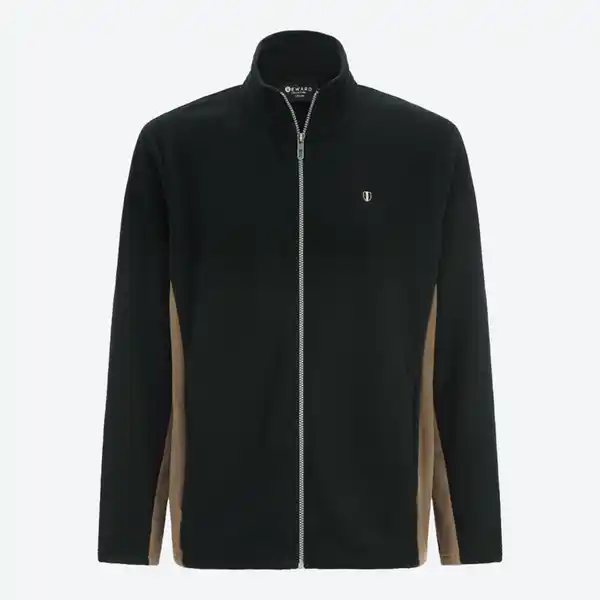 Bild 2 von Herren-Fleecejacke mit Stehkragen und Stickerei