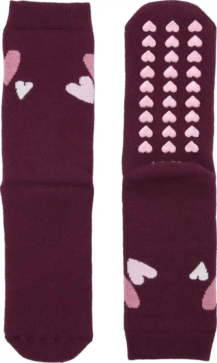 Bild 2 von under2wear kids Stopper Socken mit ABS Herzen Gr. 31/34