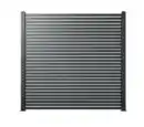 Bild 1 von Hardin 1fachgut Premium Aluminium-Rhombus-Sichtschutzzaun CORTINA - 1x Element + 2x Pfosten - Anthrazit