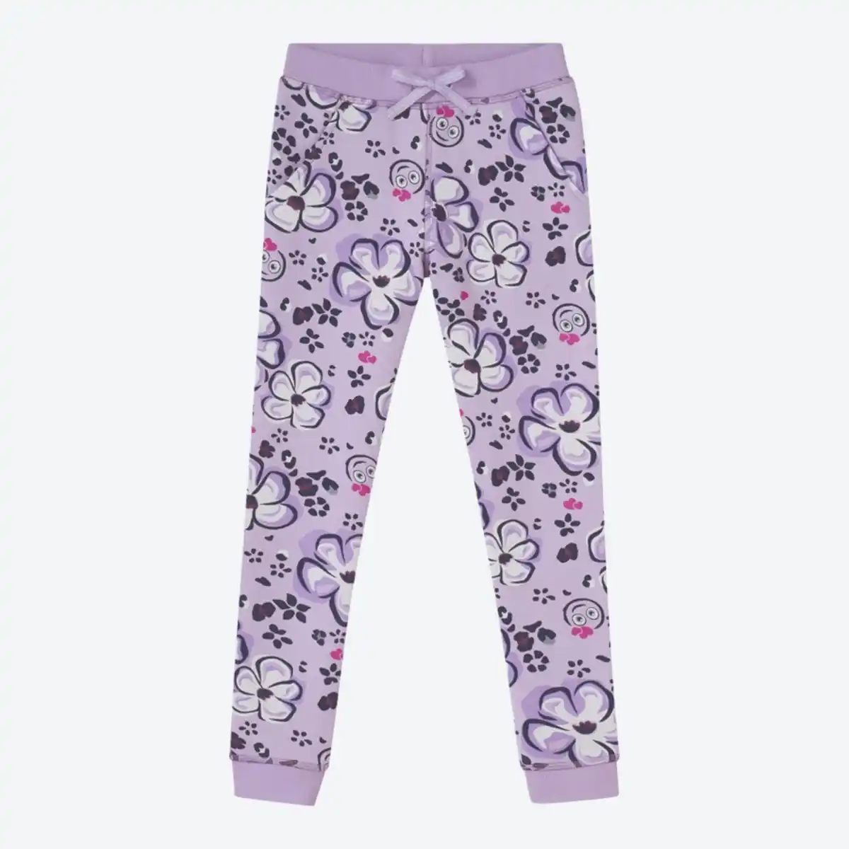 Bild 2 von Kinder-Mädchen-Jogginghose mit Allover-Print