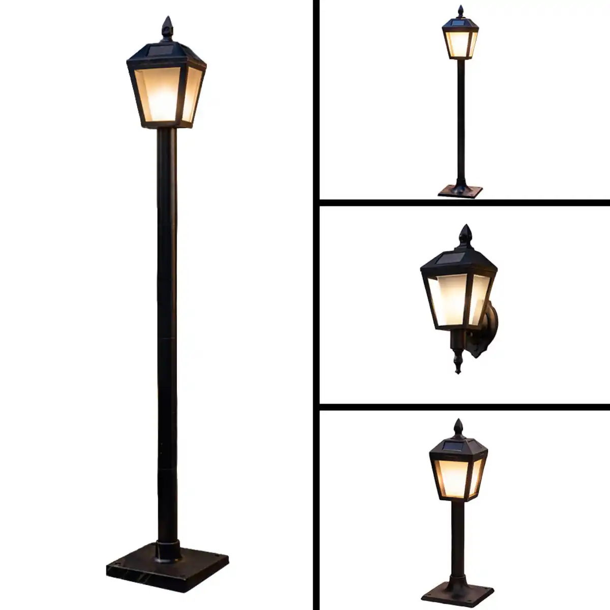 Bild 1 von IC Garden World LED-Solar-Laterne Modern 4 in 1