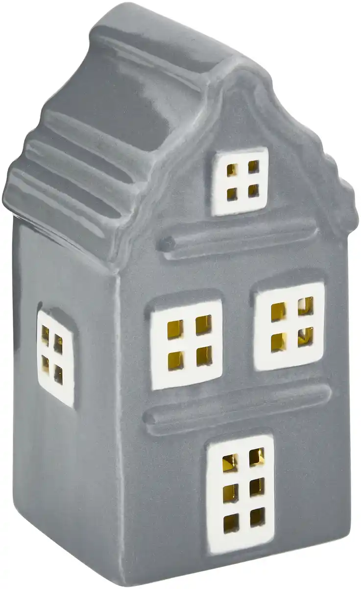 Bild 2 von DEKOWELT DekoW LED-HAUS ROT / GRAU