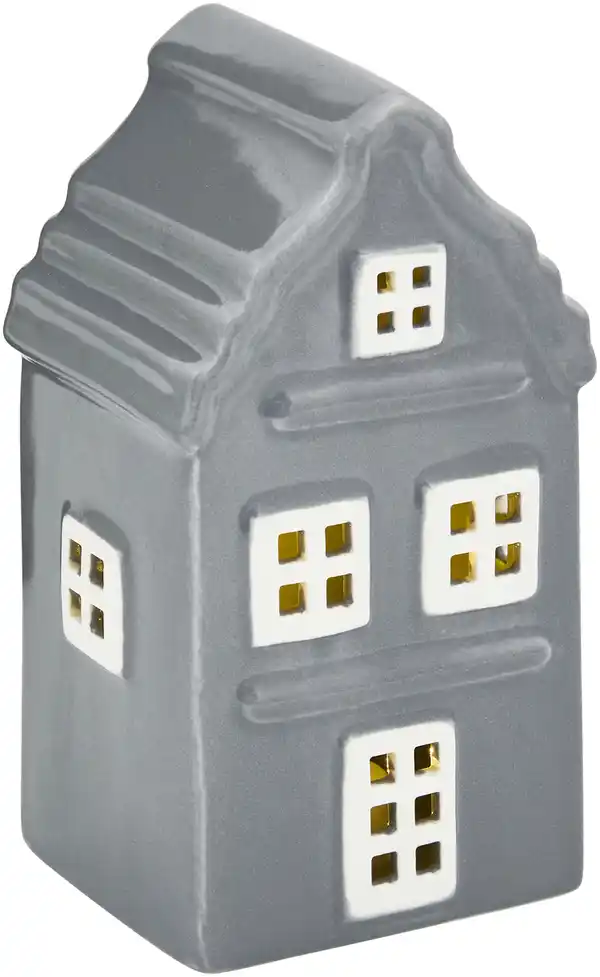 Bild 2 von DEKOWELT DekoW LED-HAUS ROT / GRAU