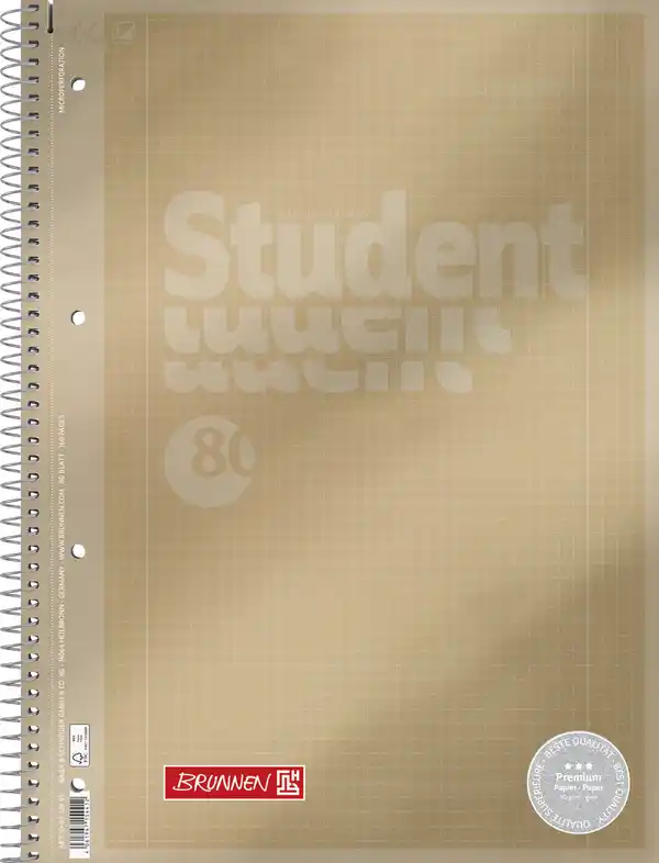 Bild 2 von BRUNNEN Collegeblock Metallic A4 Liniert