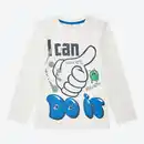 Bild 2 von Kinder-Jungen-Langarmshirt mit Frontaufdruck