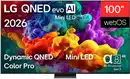 Bild 1 von 100QNED87B6 253 cm (100") QNED evo MiniLED AI TV, 4K Ultra HD, Smart-TV, HDR-Wiedergabe, 120 Hz, DVB-T2/DVB-C/DVB-S2, Sprachsteuerung