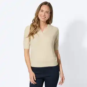 Damen-Kurzarm-Pullover mit Viskose