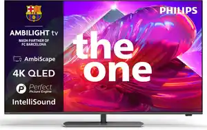 65PQS9001/12 164 cm (65") QLED Ambilight TV grau, 4K Ultra HD, Smart-TV, 120 Hz, DVB-T2/DVB-C/DVB-S2, The One, Sprachsteuerung