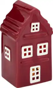 DEKOWELT DekoW LED-HAUS ROT / GRAU