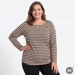 Damen-Pullover mit Bootausschnitt, große Größen