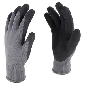 TOPCRAFT Winter-Arbeitshandschuhe, Schwarz, S