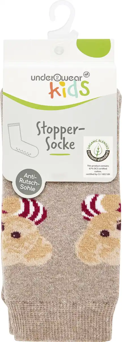 Bild 1 von under2wear kids Stopper Socken mit ABS Leo Gr. 35/38