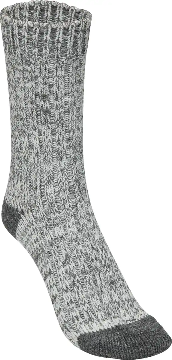 Bild 2 von under2wear Kuschelsocken mit Glitzer grau Mel. 39/42