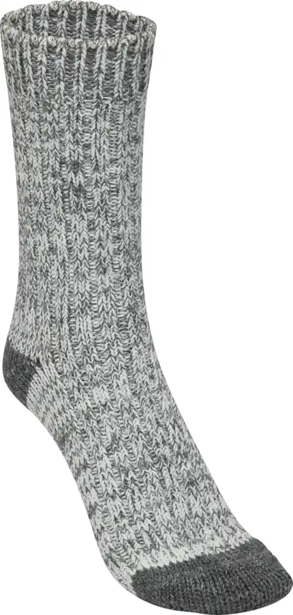 Bild 2 von under2wear Kuschelsocken mit Glitzer grau Mel. 39/42