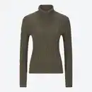 Bild 2 von Damen-Zopfstrickpullover mit Rollkragen