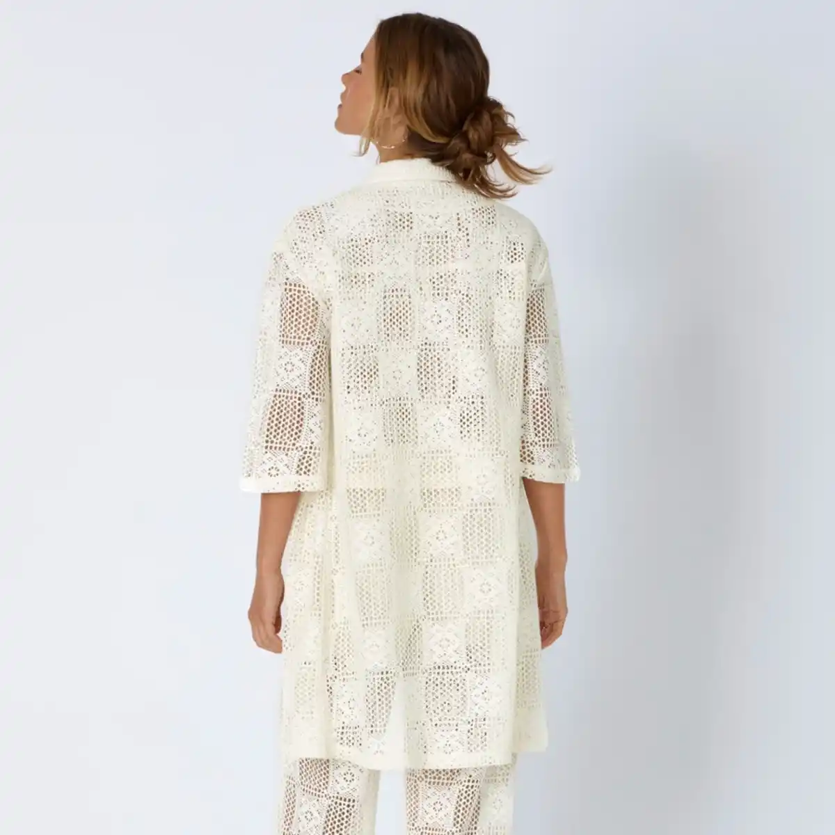 Bild 4 von Damen-Cardigan in Ajour-Strick