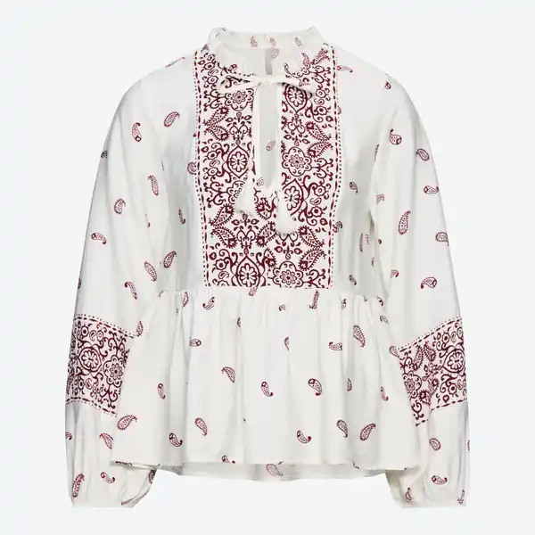 Bild 3 von Damen-Bluse mit Paisley-Muster