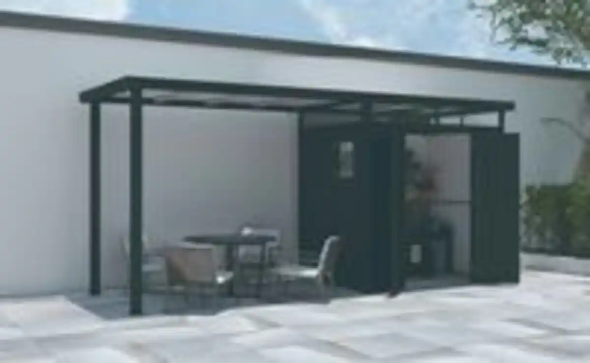 Bild 3 von Never Indoor Zubehörteile für Metallgerätehaus "ELSA", ca. 275 x 166 x 222 cm - Glänzendes Grau