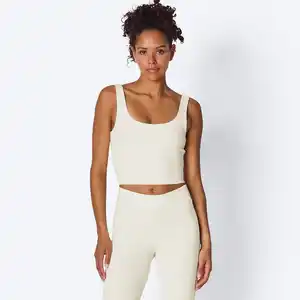 Damen-Crop-Top mit schmalen Trägern