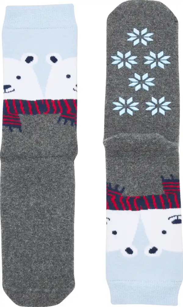 Bild 2 von under2wear kids Stopper Socken mit ABS Teddy Gr. 35/38