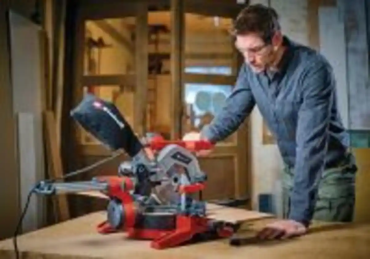 Bild 2 von Einhell Einhell TE-SM 8 L Dual – Zug-Kapp-Gehrungssäge mit 1.800 W, Laser und Zugfunktion