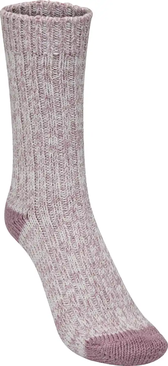 Bild 2 von under2wear Kuschelsocken mit Glitzer rosa Mel. 35/38