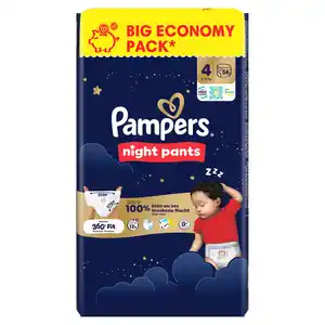 Pampers Night Pants Gr. 4, 56 Stk