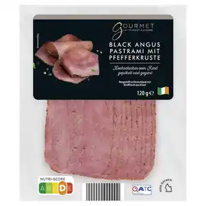 GOURMET FINEST CUISINE Black Angus Pastrami 120 g, Pfeffer