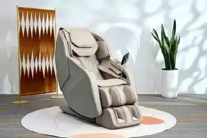 Happy Home Elektrischer Massagesessel mit Airbag & 2D-Massage-Mechanismus, Lautsprecher & Touchscreen-Display