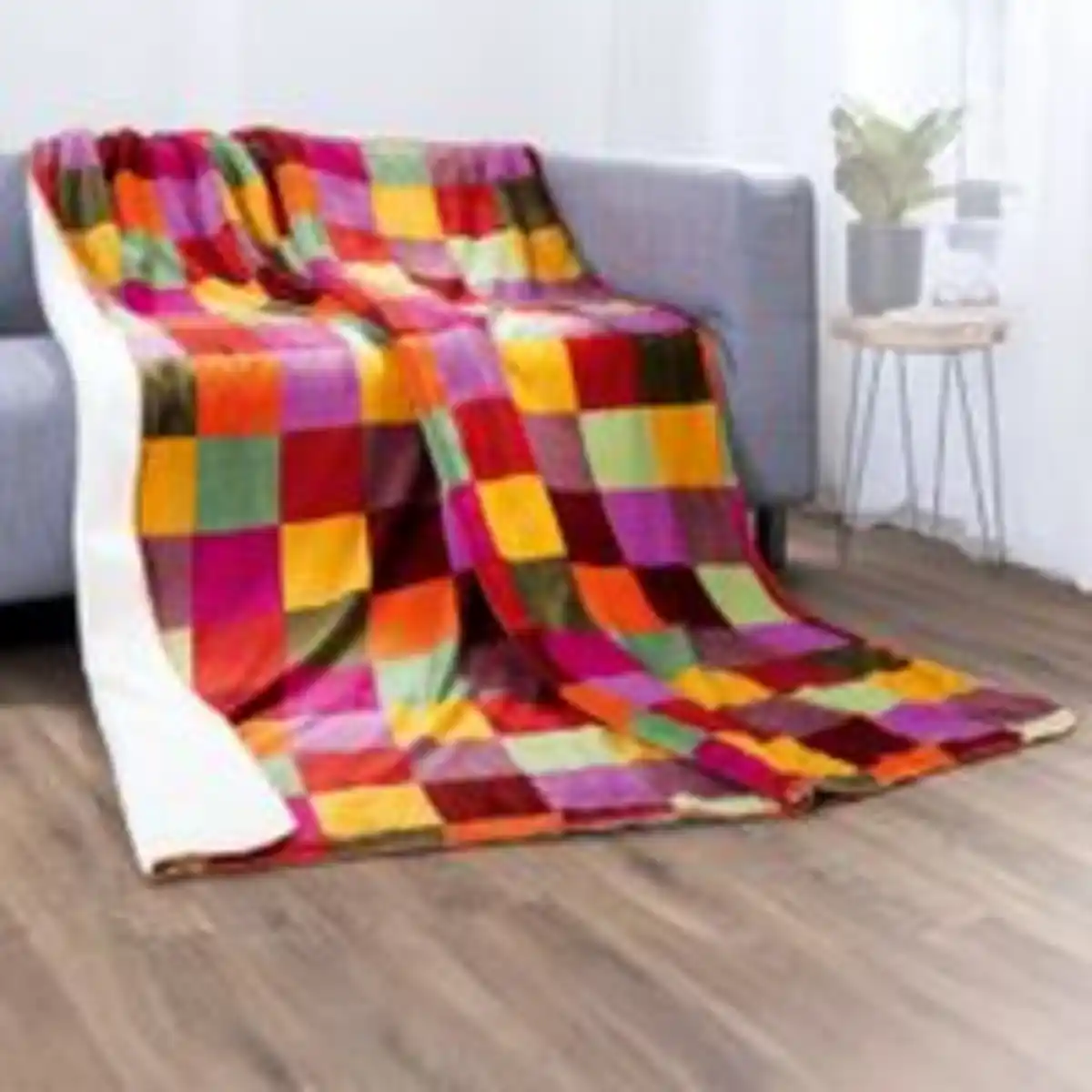 Bild 2 von Bella Casa Wohndecke "Flanell-Sherpa" - ca. 150 x 200 cm