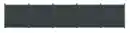 Bild 1 von Hardin 1fachgut Premium Aluminium-Sichtschutzzaun CORTINA - 5x Element + 6x Pfosten - Anthrazit