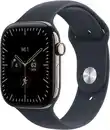 Bild 1 von Apple Watch Series 12 (46mm) GPS+5G Smartwatch Titan mit Sportarmband M/L natur/navyblau