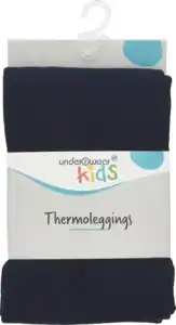 under2wear kids Thermoleggings navy Unisex 134/140