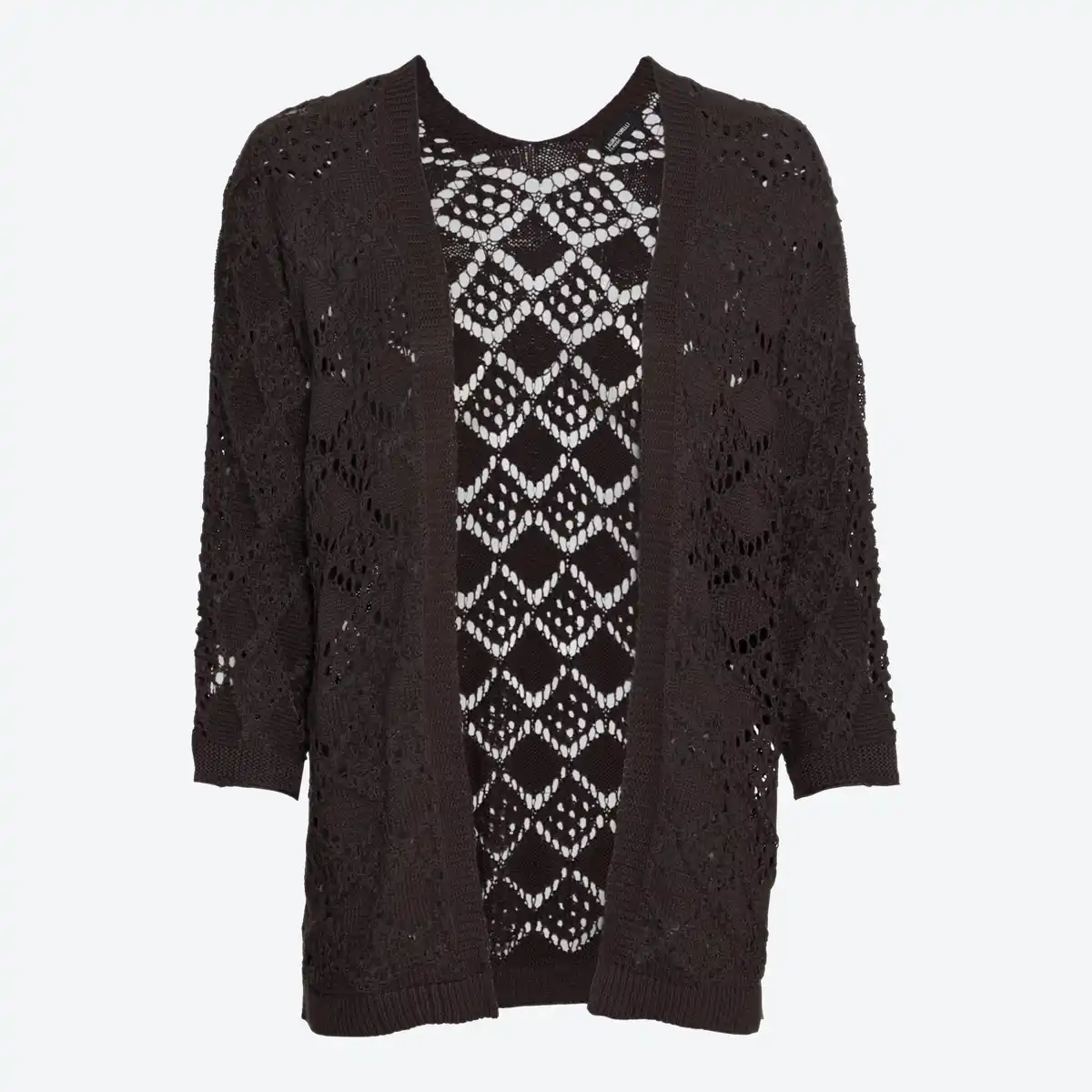 Bild 1 von Damen-Strick-Cardigan im Ajour-Design