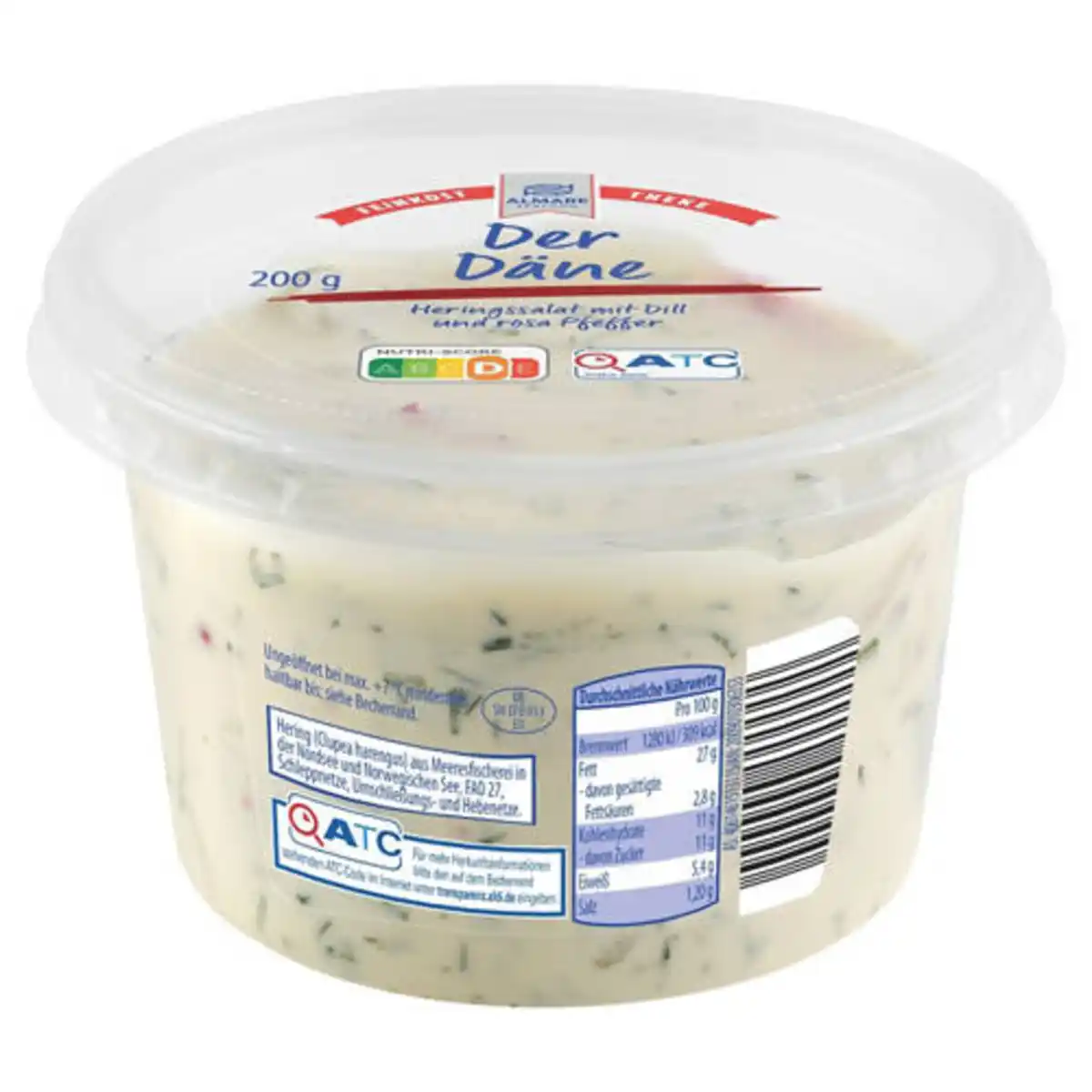 Bild 1 von ALMARE Fisch-Feinkostsalate 200 g, Däne (Milde)