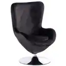 Bild 1 von Better Home Loungesessel Drehstuhl Bürostuhl, ca. 75 x 54 x 108 cm – Braun Lederoptik