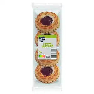 MEINE KUCHENWELT Feine Kleinkuchen 200 g, Kokos Törtchen